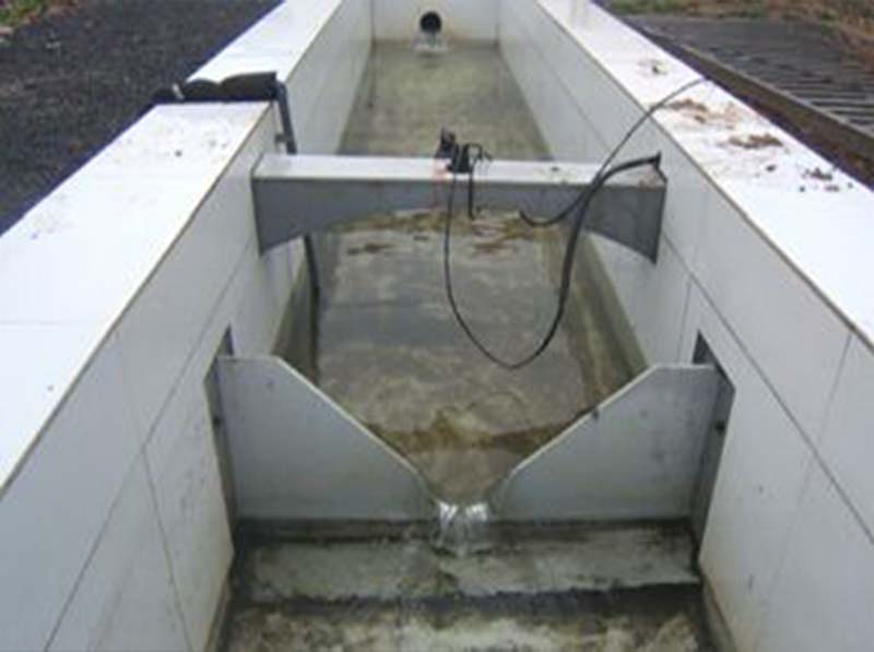 超聲波明渠流量計(jì)測水槽液位