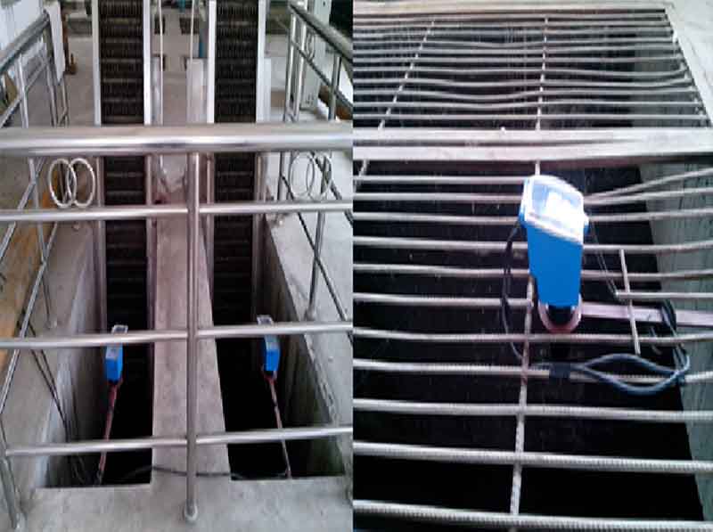 一體式超聲波液位儀測污水